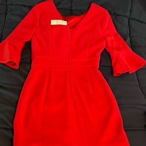 WHBM White House Black Market Aline dress size 0. Roman Red, beautiful fit!